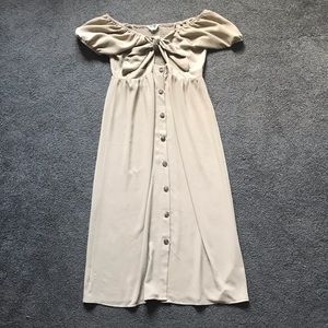 Olive Green maxi dress